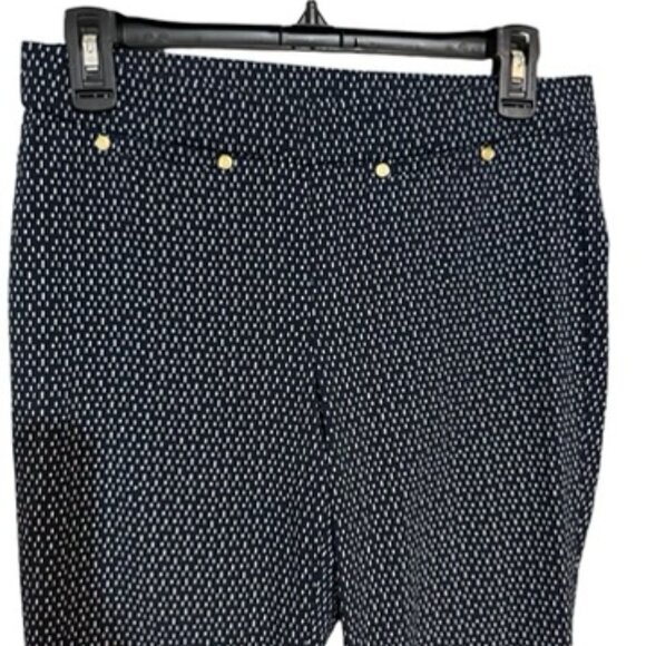 * ❤️RAFAELLA COMFORT NAVY PRINT SLIMMING PANTS   SIZE: 6 - Picture 2 of 6